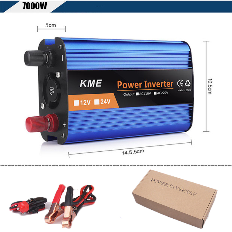 7000 W čisti sinusni pretvornik*1, priključek za baterijo*1, cigaretni vžigalnik*1